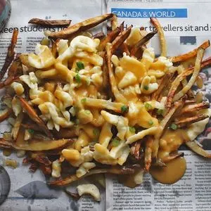 Vegetarian Nut-Free Vegetarian Poutine — American recipe
