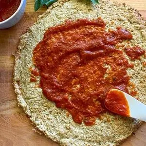 Vegetarian Gluten-Free Easy Gluten-Free Cauliflower Pizza Crust Recipe — Italian recipe