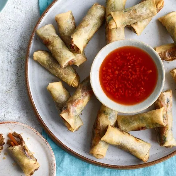 Dairy-Free Nut-Free Vegetarian spring rolls — South east asian recipe