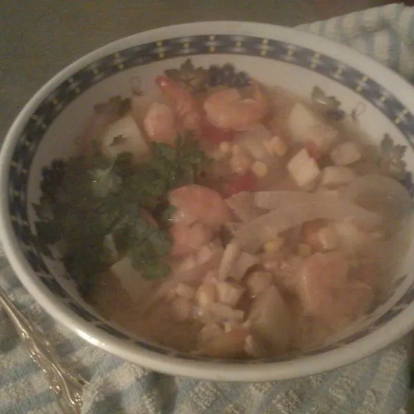 Gluten-Free Dairy-Free Quick Peruvian Seafood Soup — South american recipe