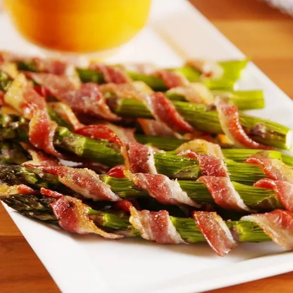 Gluten-Free Dairy-Free Bacon Wrapped Asparagus — American recipe