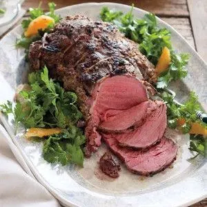 Gluten-Free Keto Mustard-Roasted Beef Tenderloin — American recipe