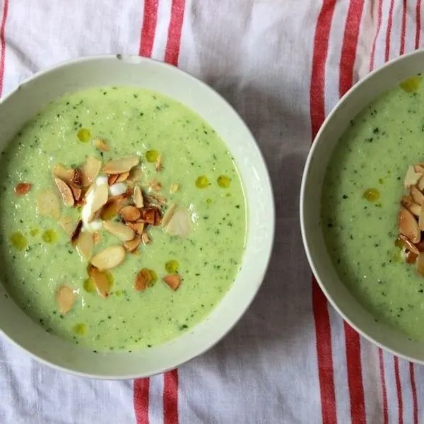 Vegetarian Gluten-Free Cucumber Soup — Mediterranean recipe