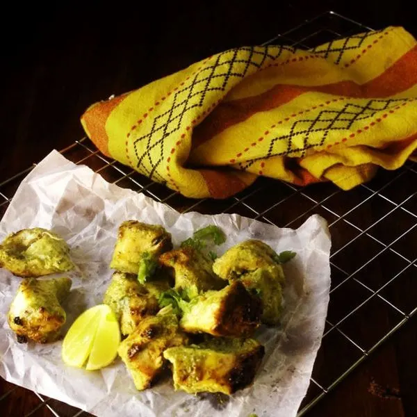 Gluten-Free Keto Coriander Chicken Kebab — Indian recipe