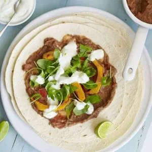 Vegetarian Nut-Free Mexican veggie wraps — Mexican recipe