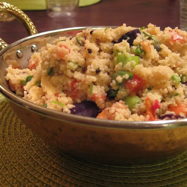 Nut-Free Shellfish-Free Mediterranean Salsa Couscous — Mediterranean recipe
