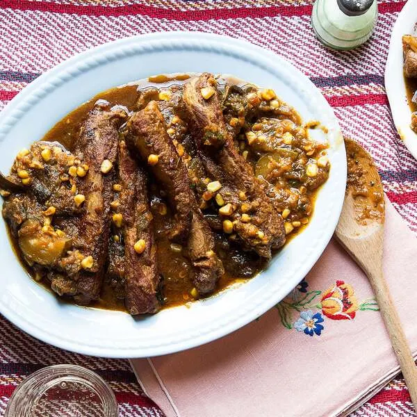 Gluten-Free Nut-Free Mexican Braised Spare Ribs With Squash and Corn — American recipe