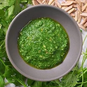 Vegan Vegetarian Arugula Pesto: A Whole30, Keto, and Vegan Sauce — American recipe