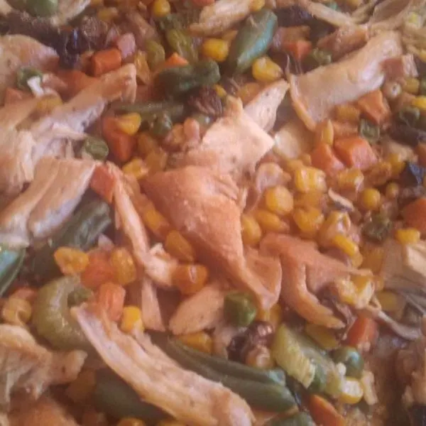 Nut-Free Shellfish-Free Low Carb Almond Flour Chicken Pot Pie Casserole — American recipe