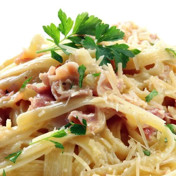 Nut-Free Shellfish-Free Pasta Carbonara — Italian recipe