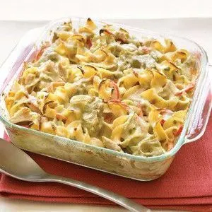 Nut-Free Shellfish-Free Mediterranean Tuna-Noodle Casserole — Mediterranean recipe