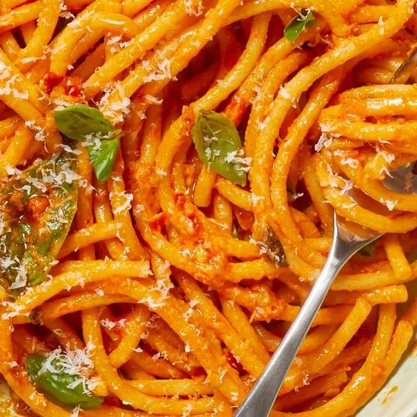 Vegetarian Nut-Free Creamy Calabrian Chili Pasta — American recipe