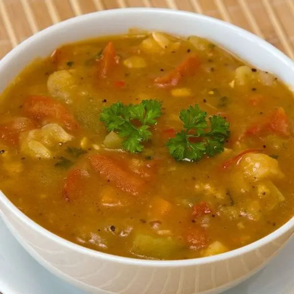 Nut-Free Shellfish-Free Creamy Canned Vegetable Soup — American recipe