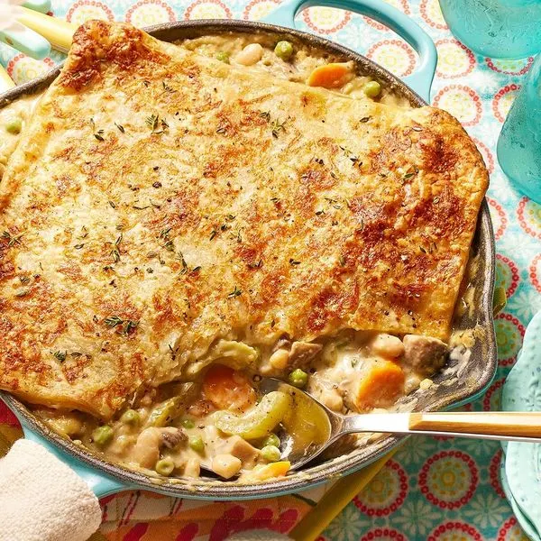Vegetarian Nut-Free Vegetarian Pot Pie — American recipe