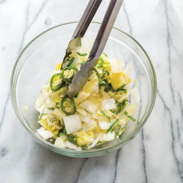 Vegan Vegetarian Quick Thai Pickled Cabbage — South east asian recipe