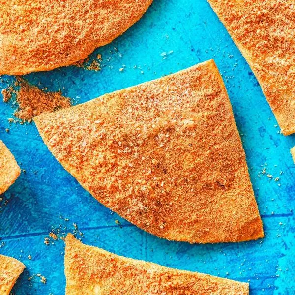 Vegetarian Gluten-Free Air-Fryer Bake & Shake “Doritos” — American recipe