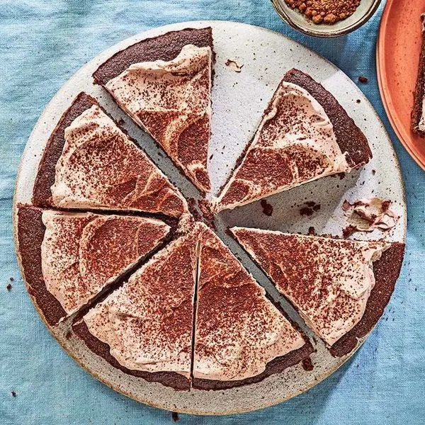 Vegetarian Gluten-Free Keto chocolate cake — American recipe