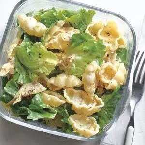 Vegetarian Nut-Free Artichoke Pasta Salad — Mediterranean recipe