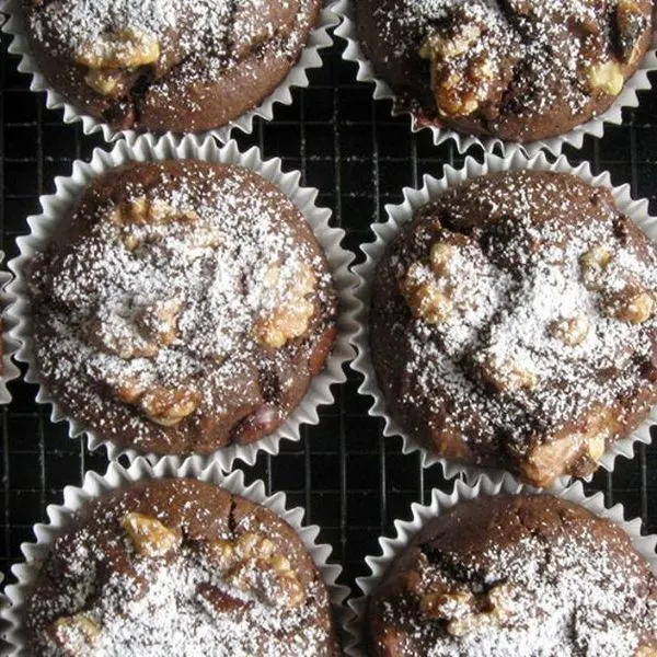 Vegetarian Dairy-Free Silken Tofu Cocoa Muffins (Dairy Free) — Asian recipe