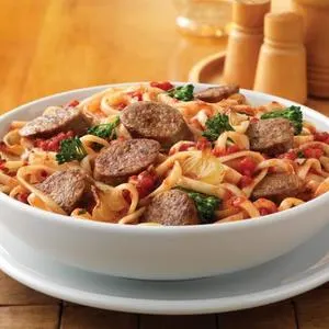 Dairy-Free Nut-Free Zesty Italian Sausage Pasta — Italian recipe