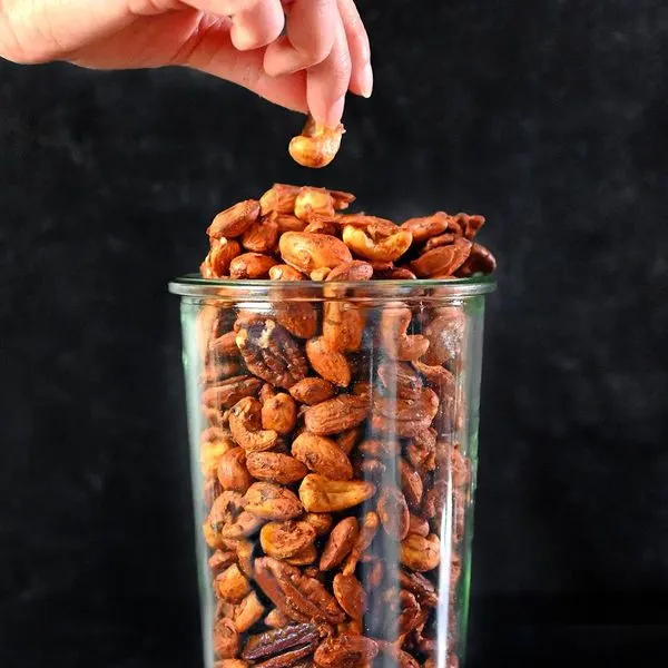 Vegetarian Gluten-Free Spiced Nuts (Paleo, Gluten Free, Low Carb) — British recipe