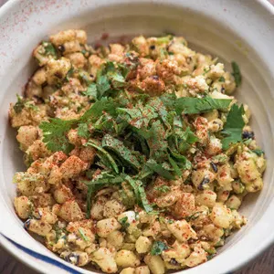Vegetarian Gluten-Free Grilled Mexican Street Corn Salad recipes — Mexican recipe