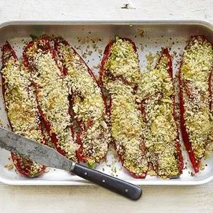Vegetarian Nut-Free Italian stuffed sweet peppers — Italian recipe