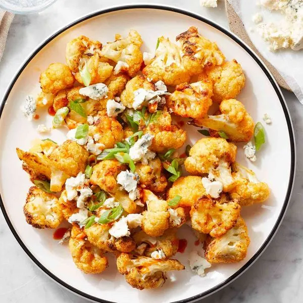 Gluten-Free Nut-Free Air-Fryer Buffalo Cauliflower — American recipe