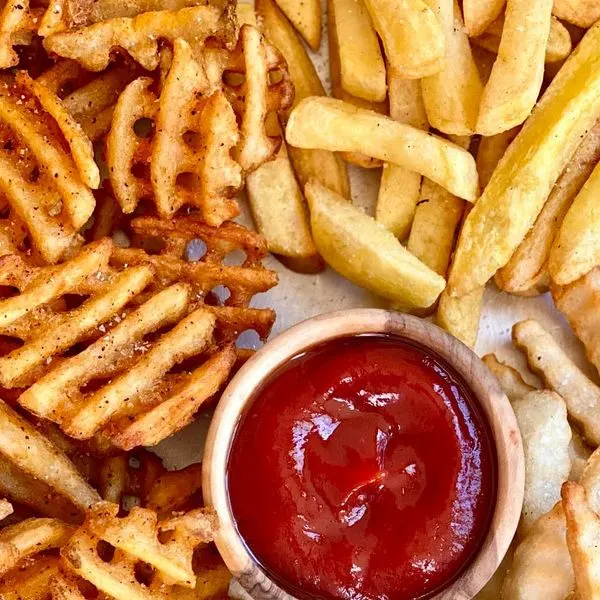 Vegan Vegetarian Frozen Fries in Air Fryer — South american recipe