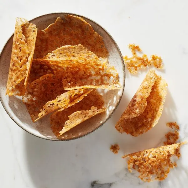 Vegetarian Gluten-Free Keto Cheddar Taco Crisps — Mexican recipe