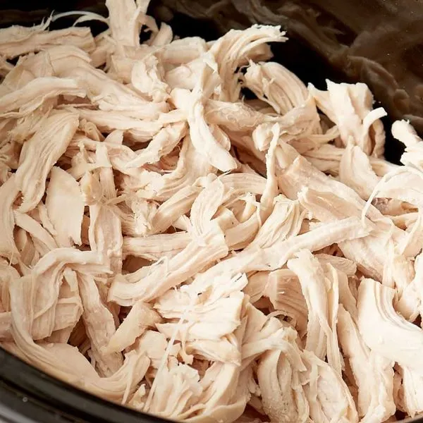 Keto Nut-Free Slow Cooker Shredded Chicken — American recipe