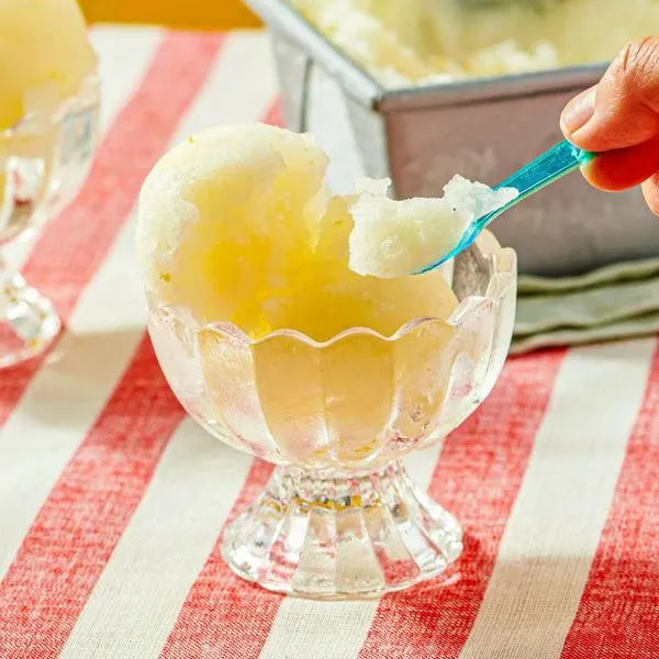 Vegan Vegetarian The Cold, Lemony, 2-Ingredient Dessert I Make on Repeat Every Summer — American recipe