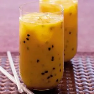 Vegan Vegetarian Tropical breakfast smoothie — American recipe