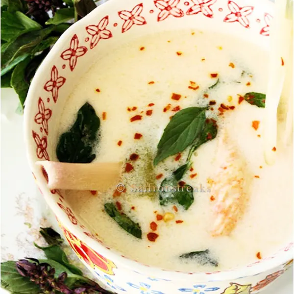 Gluten-Free Dairy-Free Thai Chicken Coconut Soup — South east asian recipe