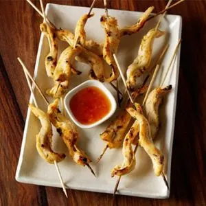Gluten-Free Dairy-Free Thai chicken skewers — South east asian recipe
