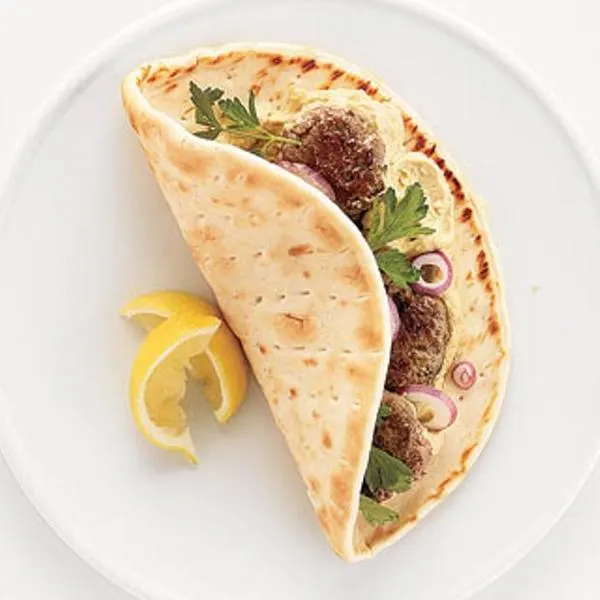 Dairy-Free Nut-Free Mediterranean Beef Pitas — Mediterranean recipe