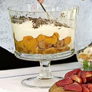 Vegetarian Nut-Free Amaretti biscuits mascarpone dessert — Italian recipe