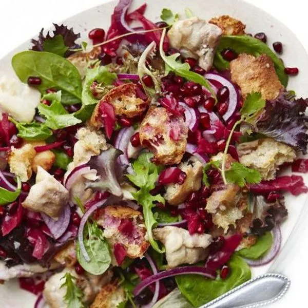 Dairy-Free Nut-Free Warm chicken & ciabatta salad — Japanese recipe