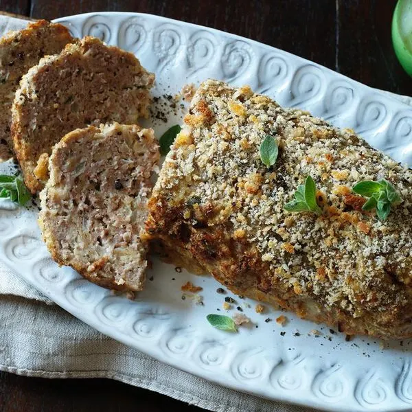 Nut-Free Shellfish-Free Pork meatloaf — American recipe