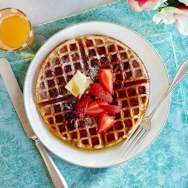 Vegetarian Nut-Free Super Carb Waffle — American recipe