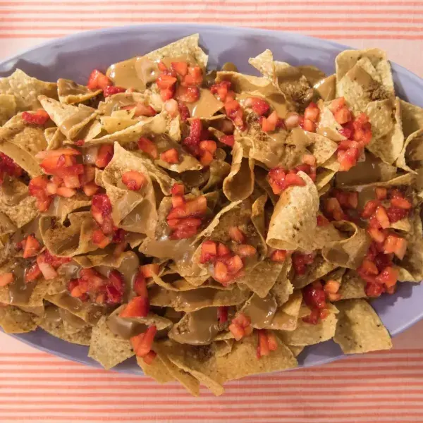 Vegetarian Nut-Free Dessert Nachos — Mexican recipe