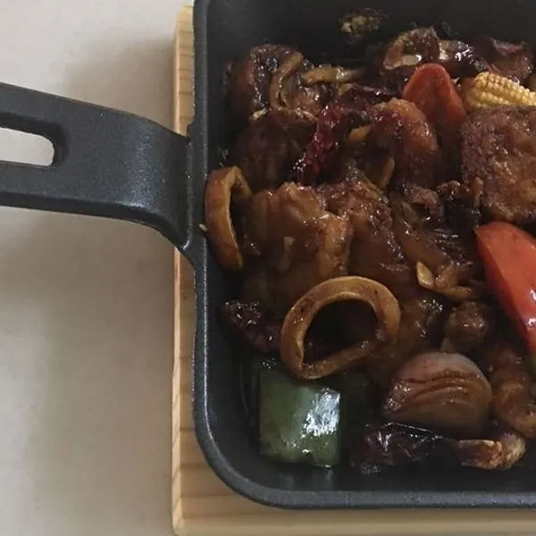 Dairy-Free Nut-Free Schezuan Style Mixed Seafood Sizzler — Japanese recipe
