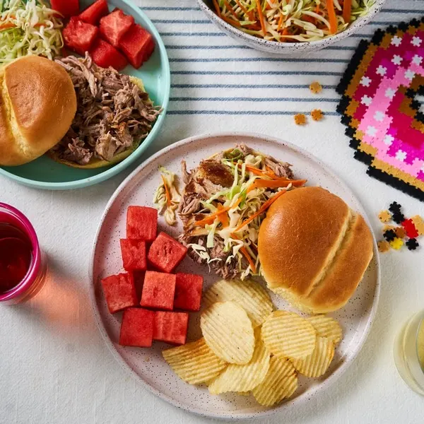 Dairy-Free Nut-Free Slow Cooker BBQ Pulled Pork Sandwiches — American recipe