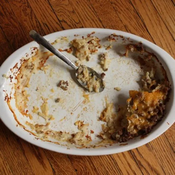 Nut-Free Egg-Free Sausage, Cheese And Potato Breakfast Casserole — Italian recipe