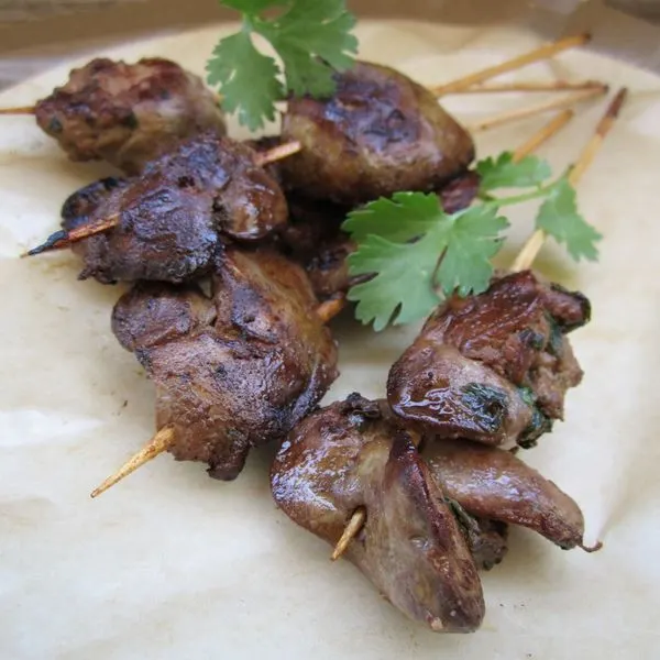 Dairy-Free Nut-Free Thai Chicken Liver Skewers — South east asian recipe
