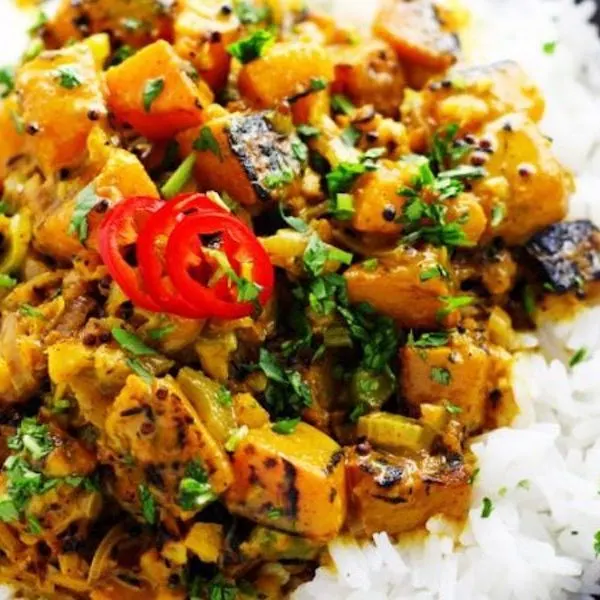 Vegan Vegetarian South Indian Squash Curry — Indian recipe