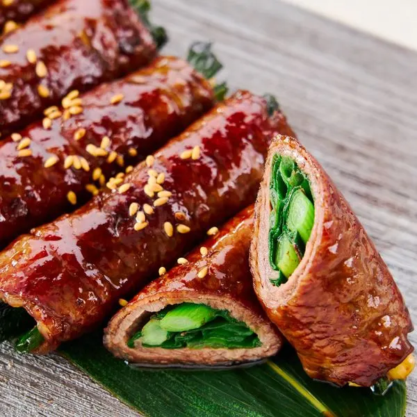 Dairy-Free Nut-Free Beef Negimaki — Japanese recipe