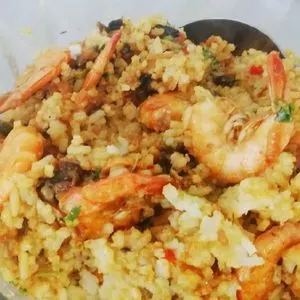 Gluten-Free Dairy-Free Seafood Savoury Rice — American recipe