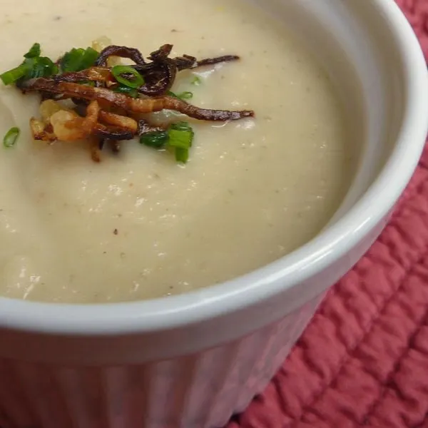 Gluten-Free Nut-Free Sunchoke Lemongrass and Leek Soup — French recipe
