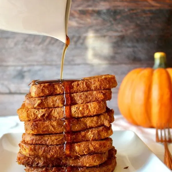 Vegetarian Gluten-Free Gluten Free Pumpkin French Toast — French recipe